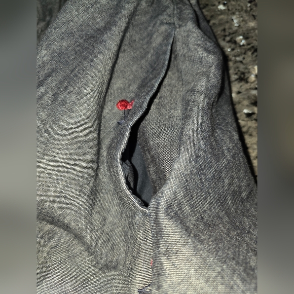 Kate Spade Denim Cherry Dress Sz M ( By Measurements ) - Picture 6 of 9